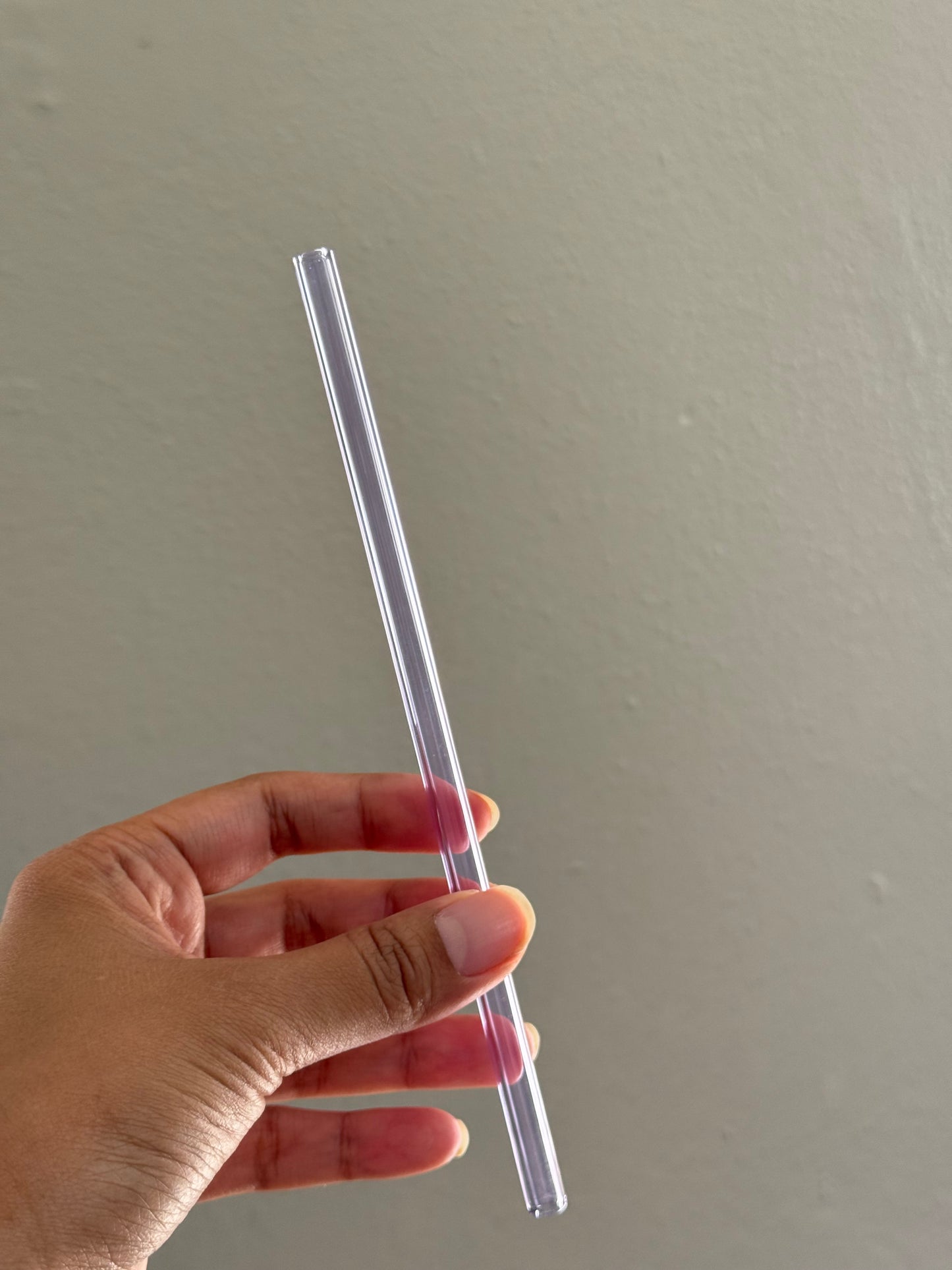 Reusable Straight Glass Straws for 16oz Glass Cans