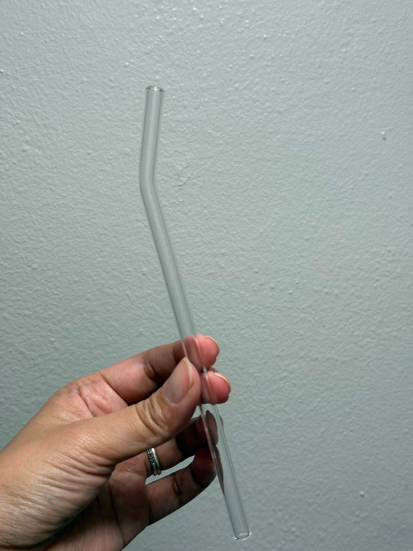 Reusable Curved Glass Straws for 16oz Glass Cans
