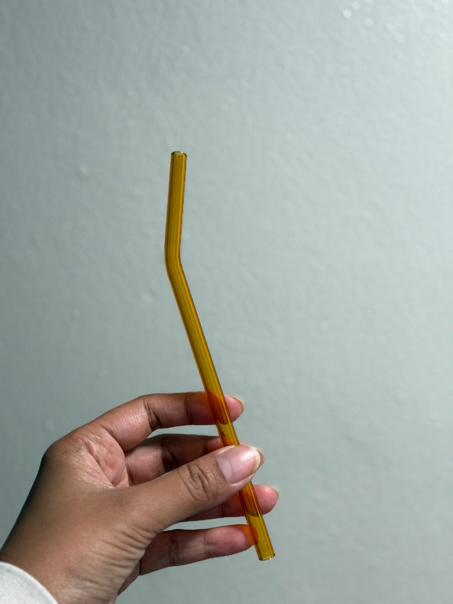 Reusable Curved Glass Straws for 16oz Glass Cans