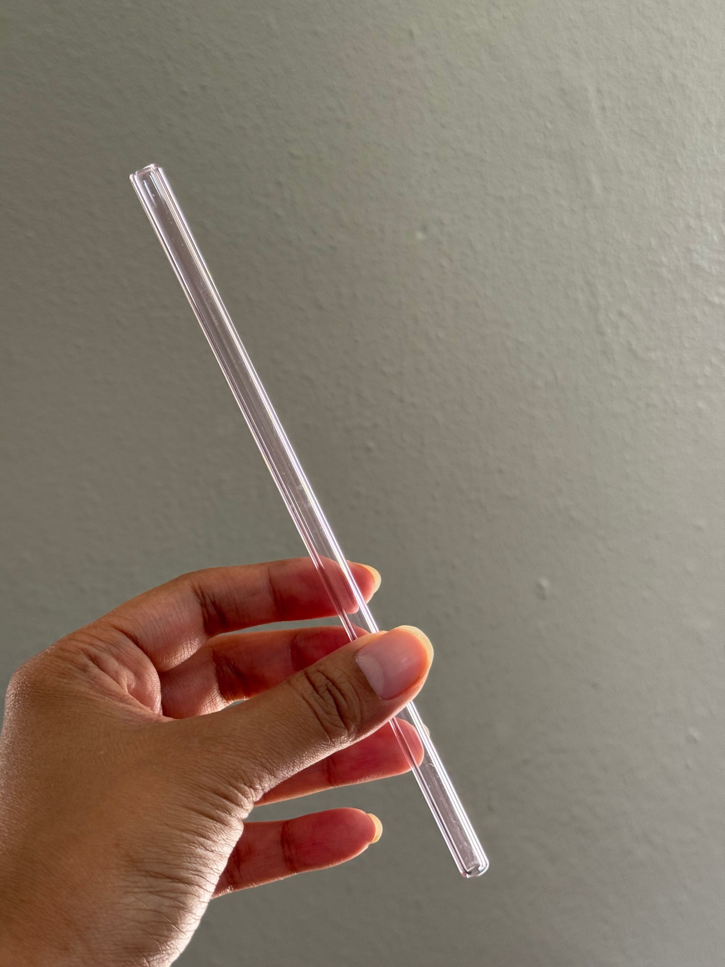 Reusable Straight Glass Straws for 16oz Glass Cans