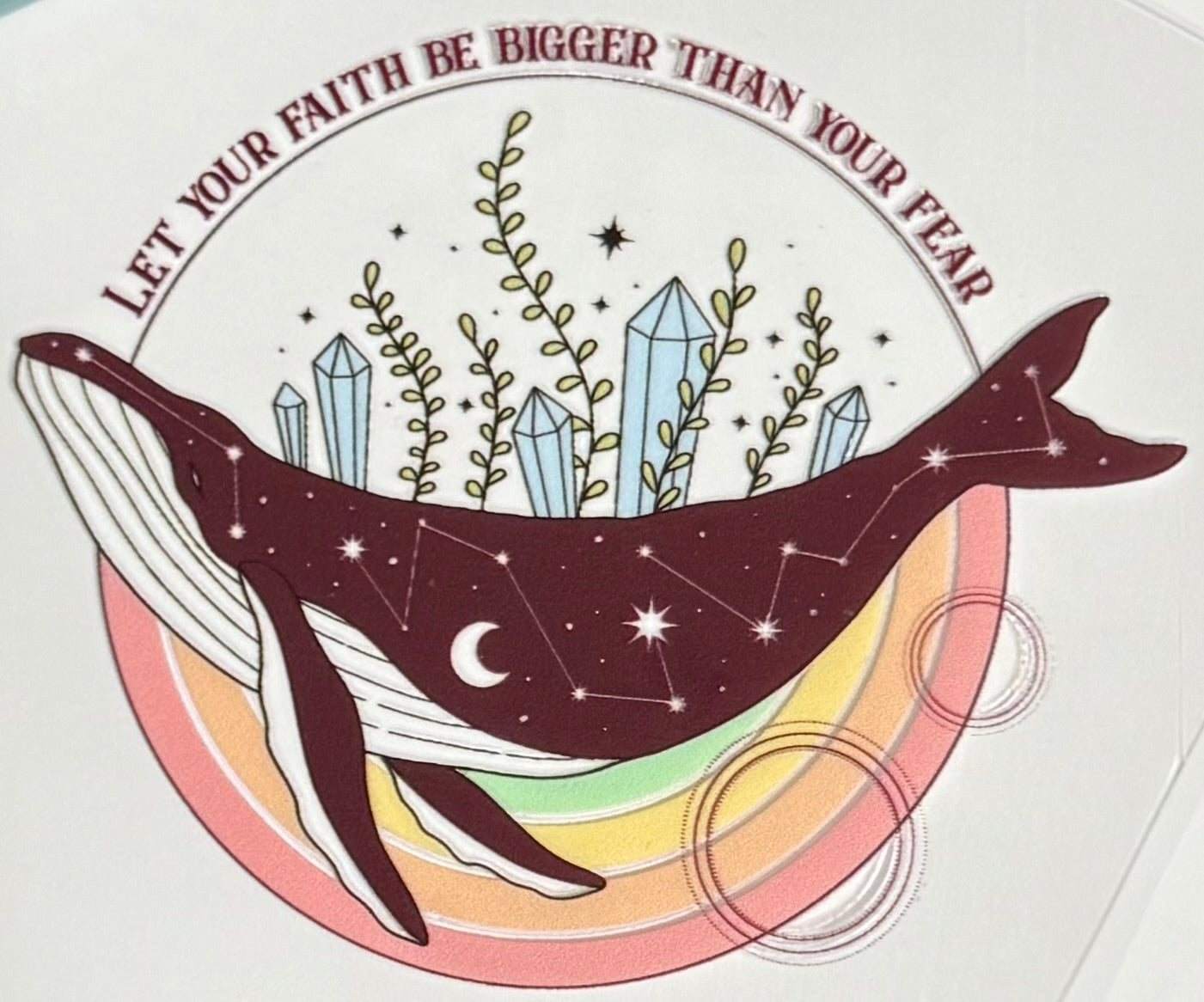 Bigger than your Fear CYO 16oz Glass Cup Only*