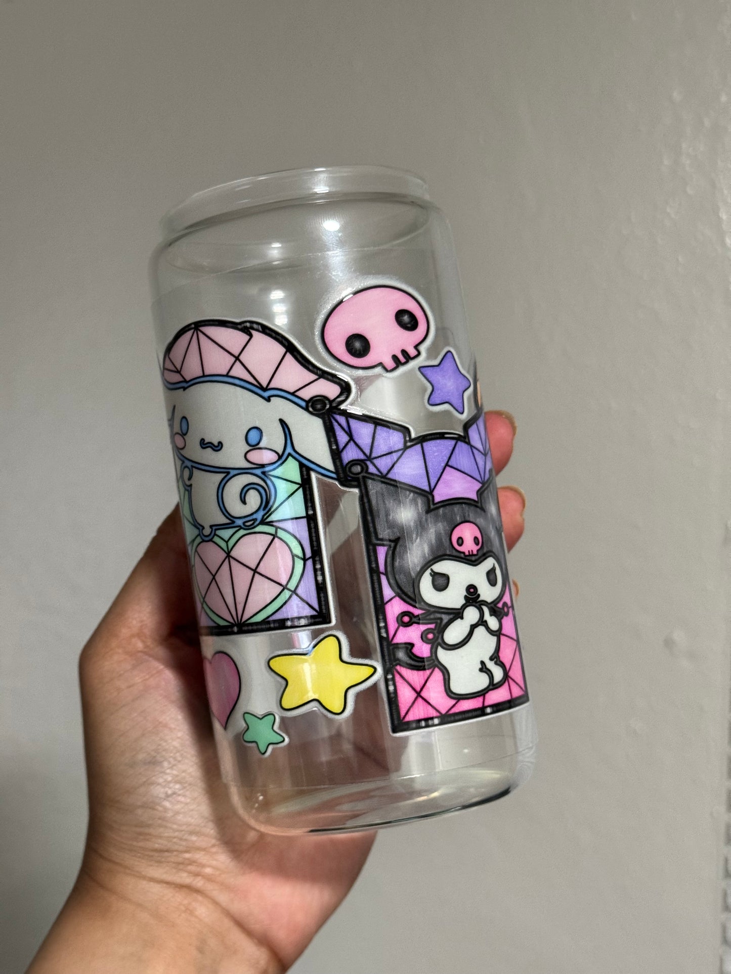 Stained Glass HK and Friends CYO 16oz Glass Can Only*