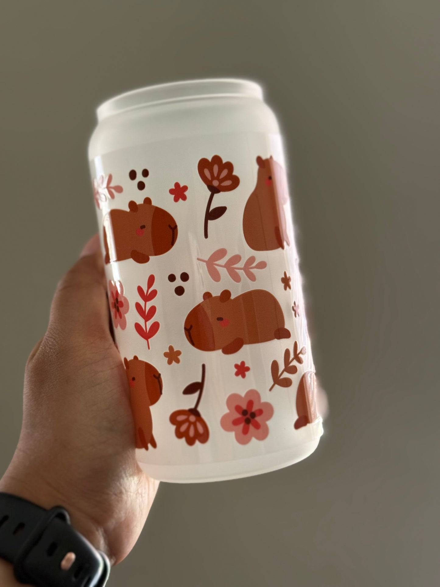 Capybaras CYO 16oz Glass Can Only*