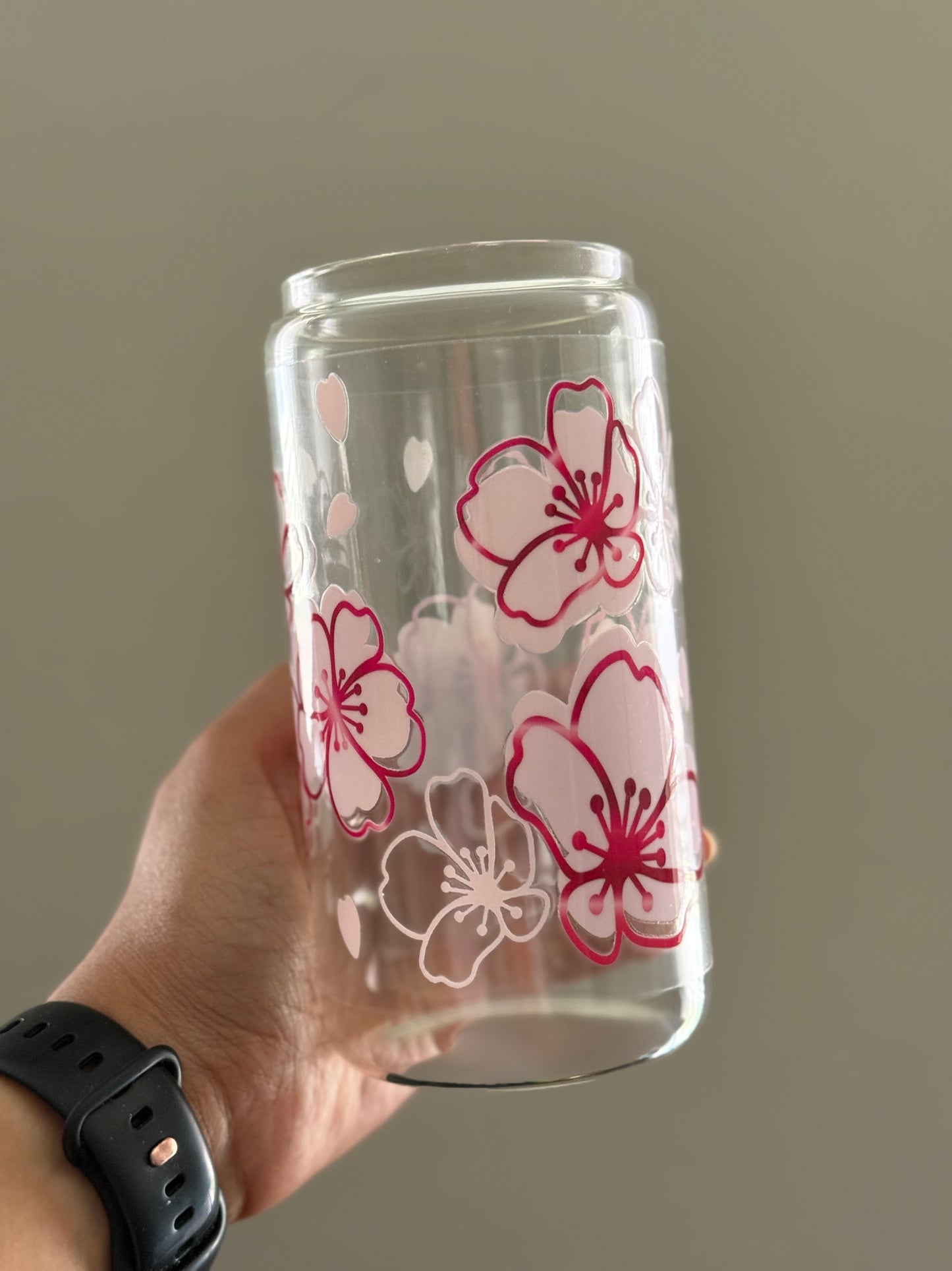 Cherry Blossom CYO 16oz Glass Can Only*