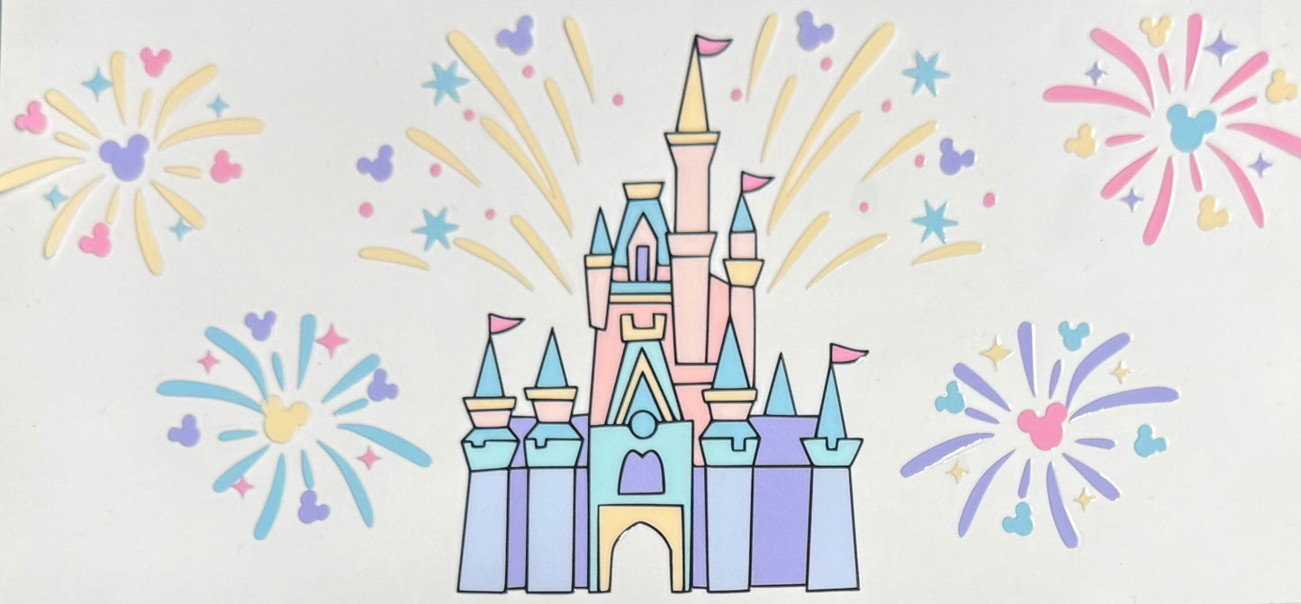 Pastel Castle CYO 16oz Glass Can Only*
