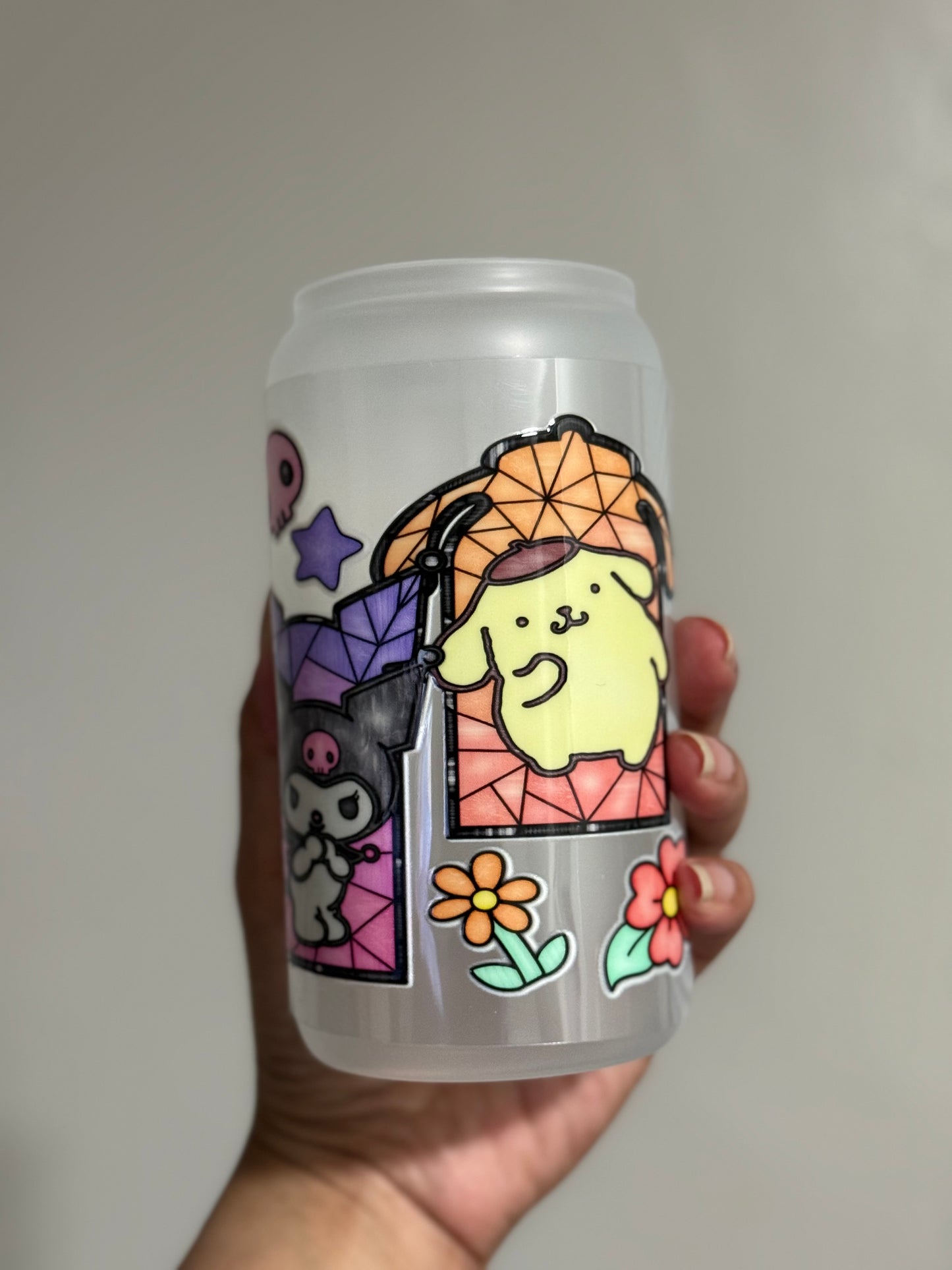 Stained Glass HK and Friends CYO 16oz Glass Can Only*