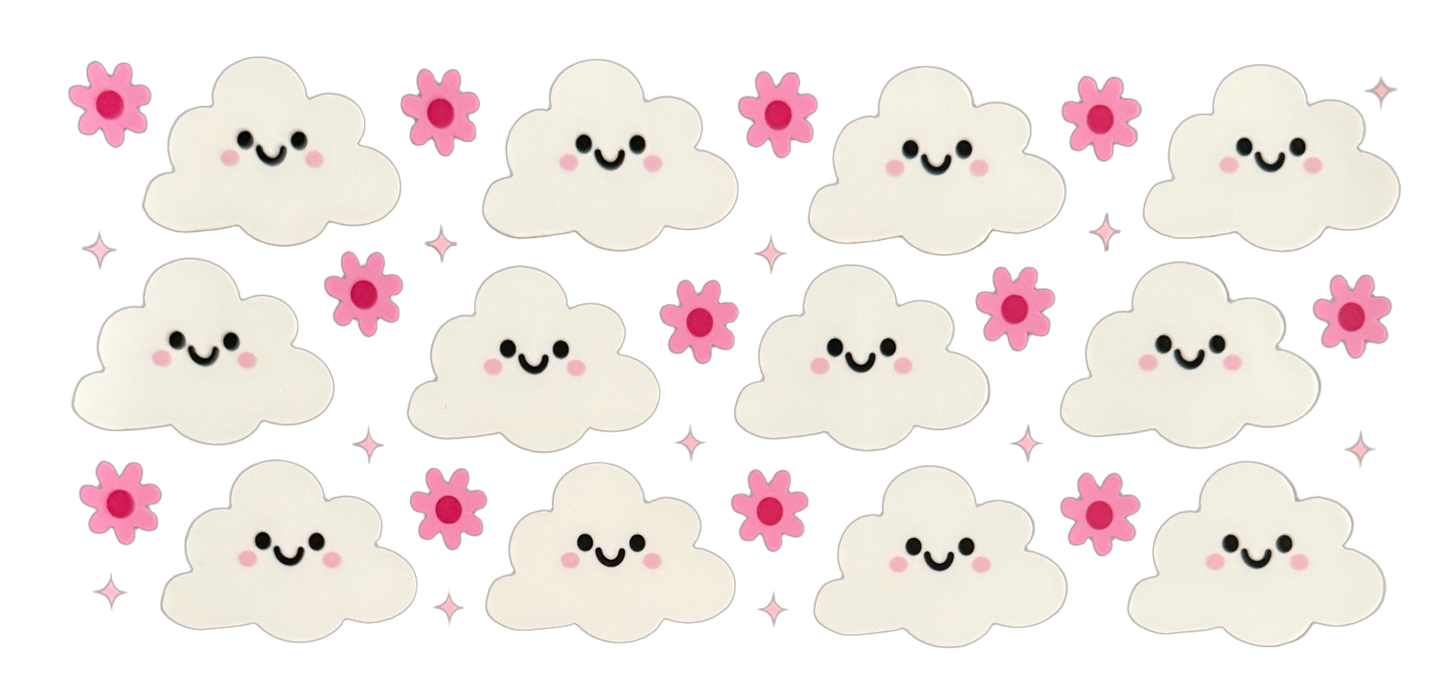 Smiling Clouds CYO 16oz Glass Can Only*