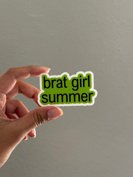 Brat Girl Summer Sticker