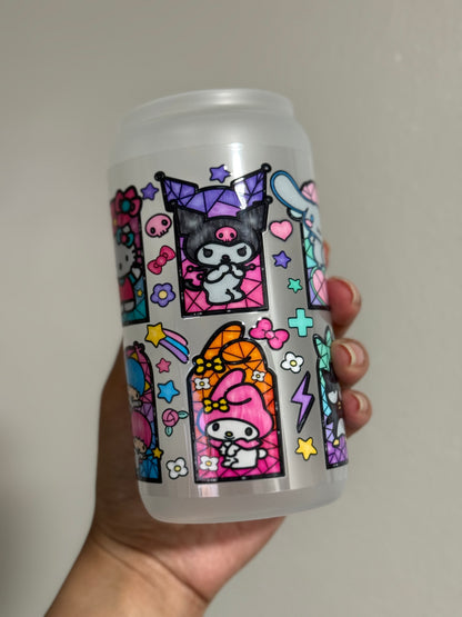 HK and Friends Stained Glass CYO 16oz Glass Can Only*