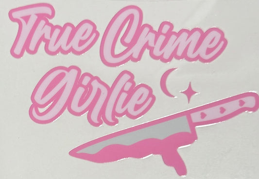 [Double-Sided] True Crime Girlie CYO 16oz Glass Can Only*