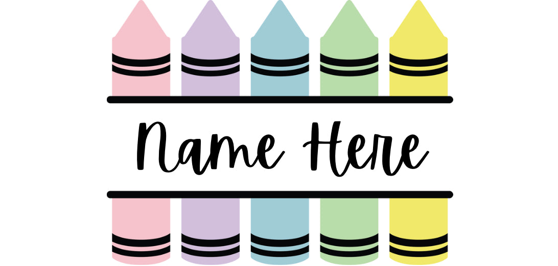 [Double-Sided] Customizable Crayons CYO 16oz Glass Can Only*