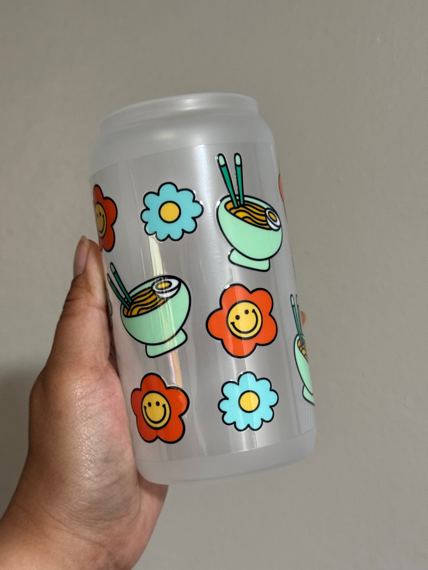 Ramen with Flowers CYO 16oz Glass Can Only*