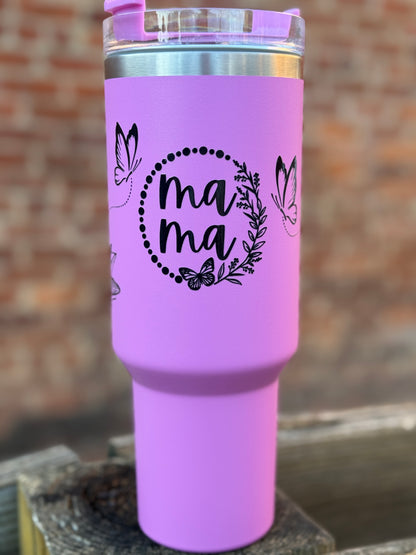 40oz Mama Heliotrope Tumbler