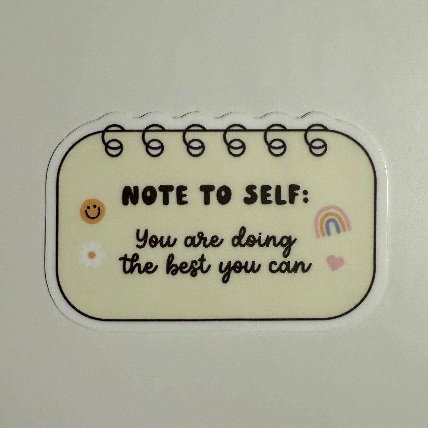 Note to Self Sticker