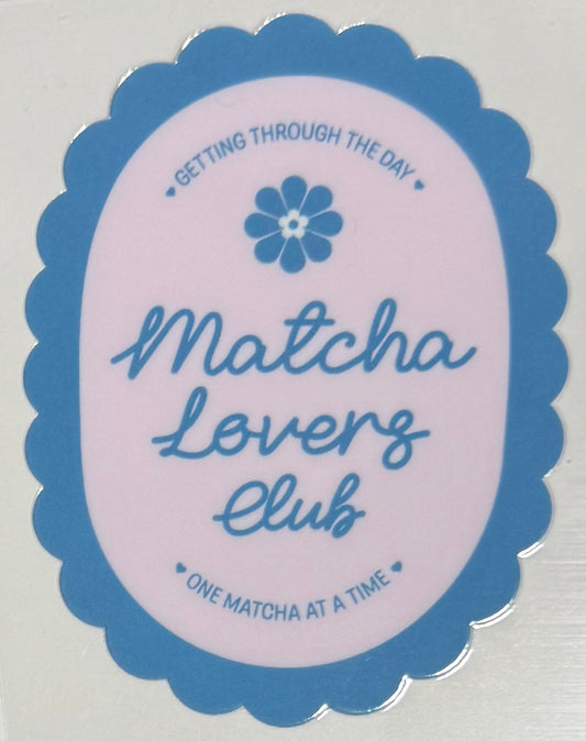 [Double-Sided] Blue Matcha Lovers Club CYO 16oz Glass Can Only*