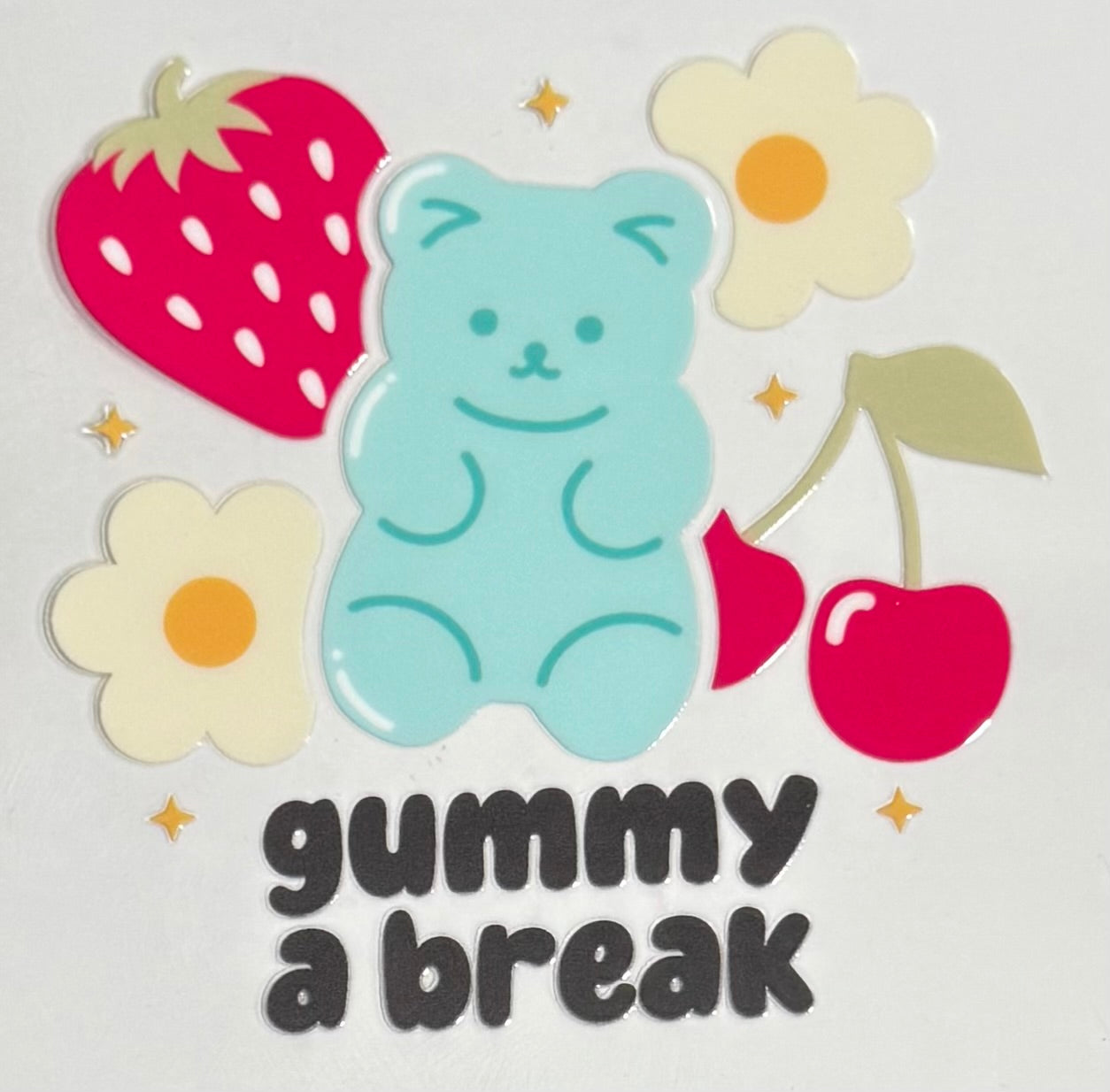 [Double-Sided] Gummy A Break CYO 16oz Glass Can Only*