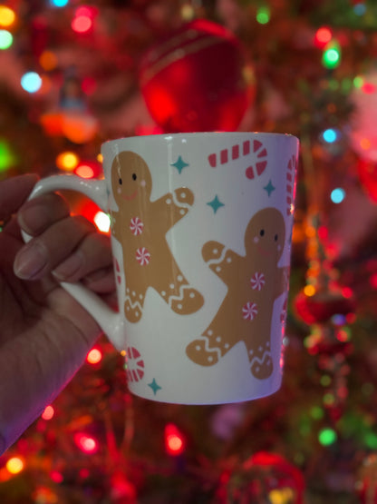 14oz Gingerbread Man Ceramic Mug