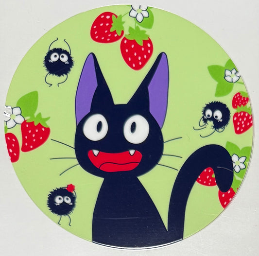 [Double-Sided] Jiji and Strawberries CYO 16oz Glass Can Only*