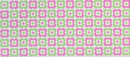 [Double-Sided] Retro Green & Pink Florals CYO 16oz Glass Can Only*