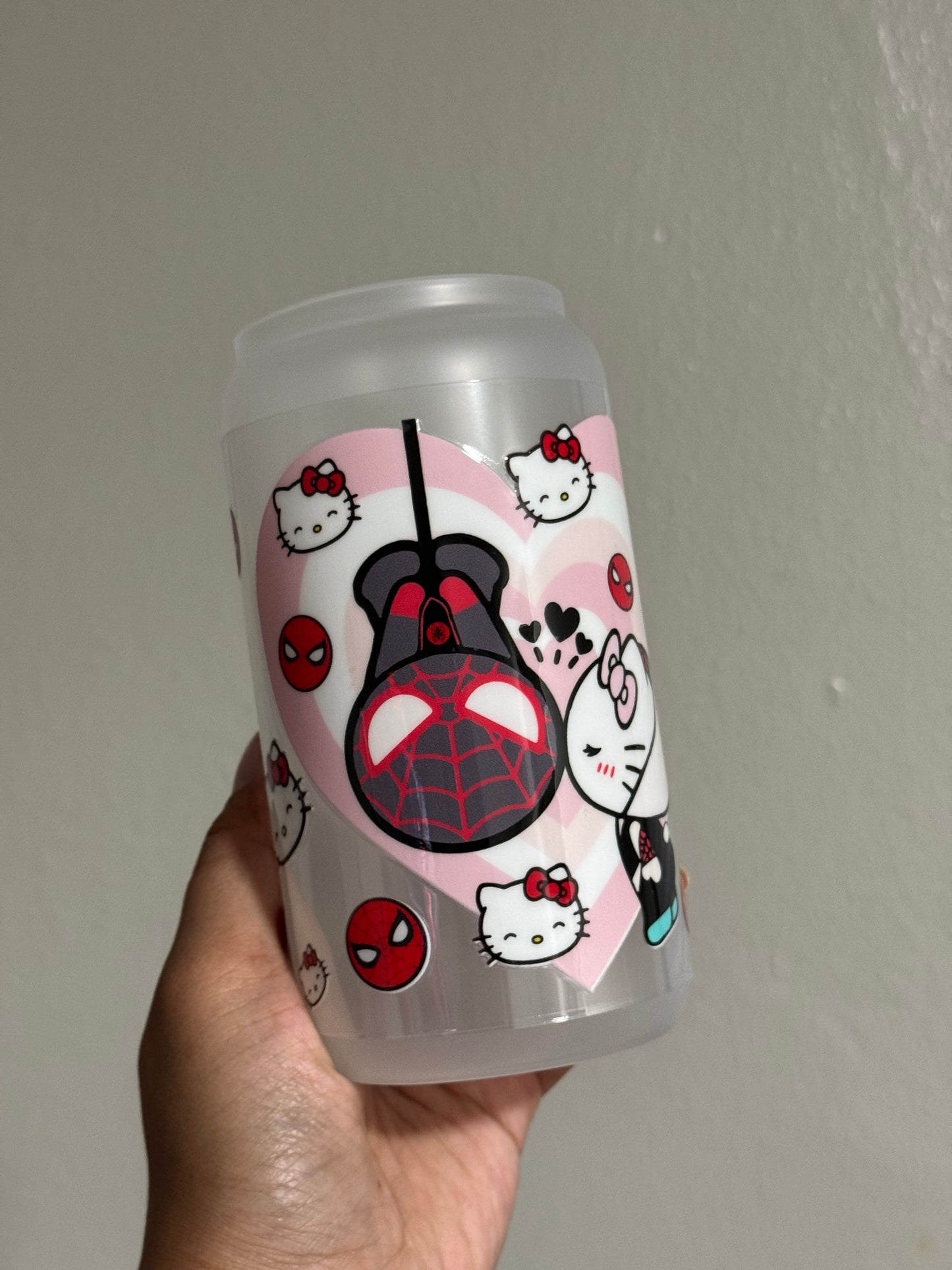 HK Spidey Kiss CYO 16oz Glass Can Only*