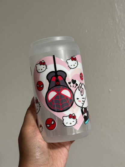 HK Spidey Kiss CYO 16oz Glass Can Only*