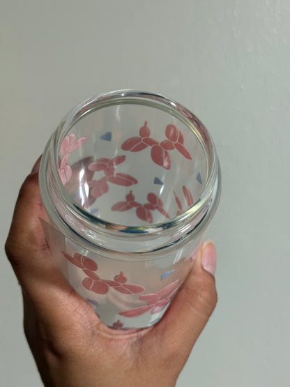 [Double-Sided] Balloon Dog CYO 16oz Glass Can Only*