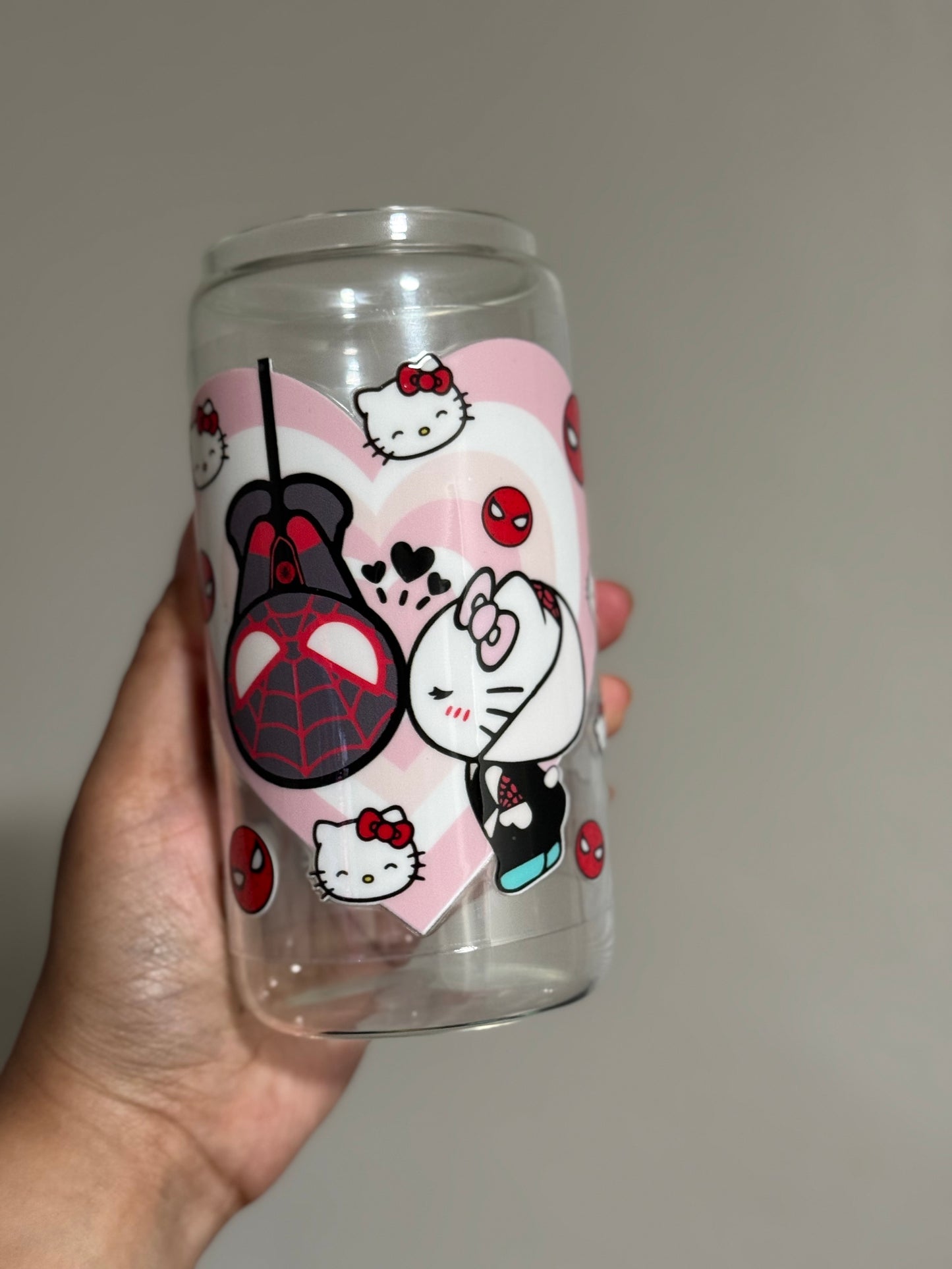 HK Spidey Kiss CYO 16oz Glass Can Only*