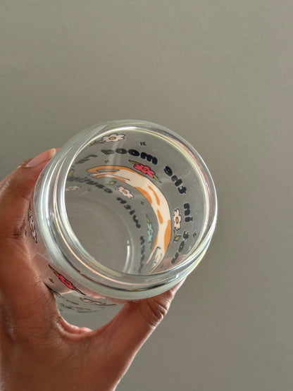 [Double-Sided] Approach with Caution Kitty CYO 16oz Glass Can Only*