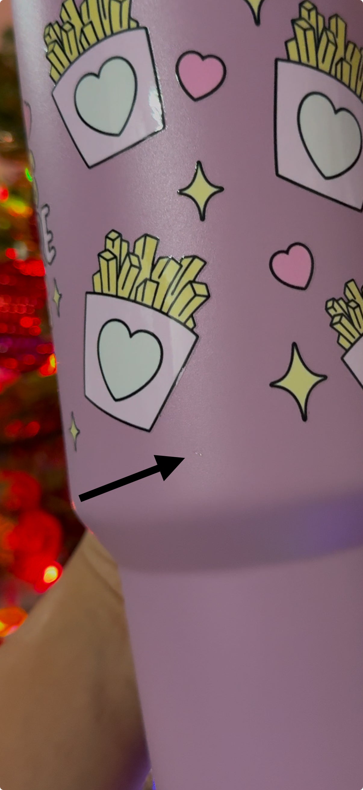 40oz Fries Before Guys Lavender Tumbler *oopsie edition*