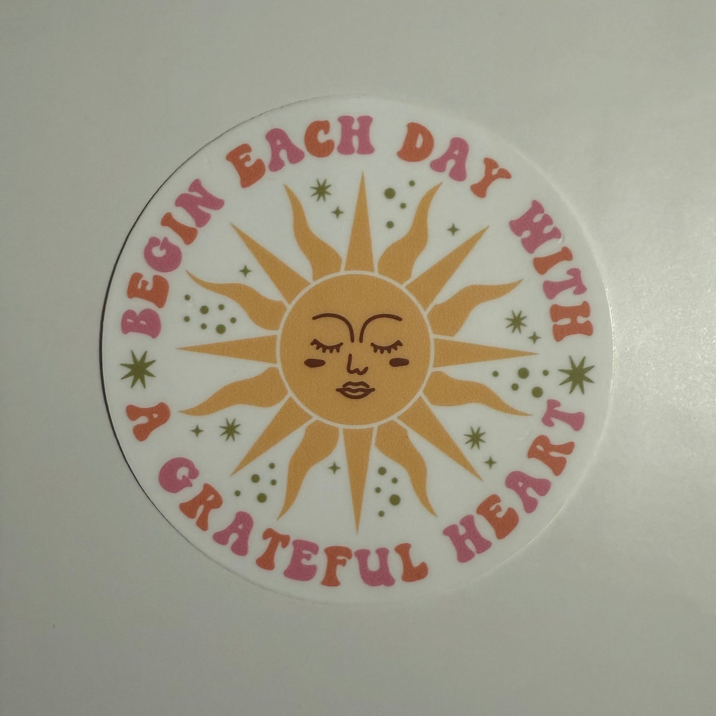 Grateful Heart Sticker