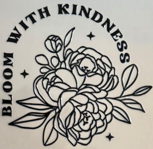 [Double-Sided] Bloom with Kindness CYO 16oz Glass Can Only*