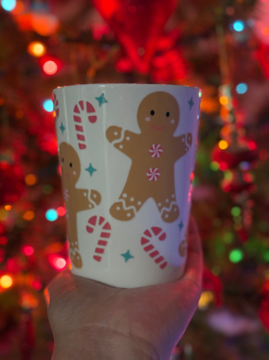 14oz Gingerbread Man Ceramic Mug