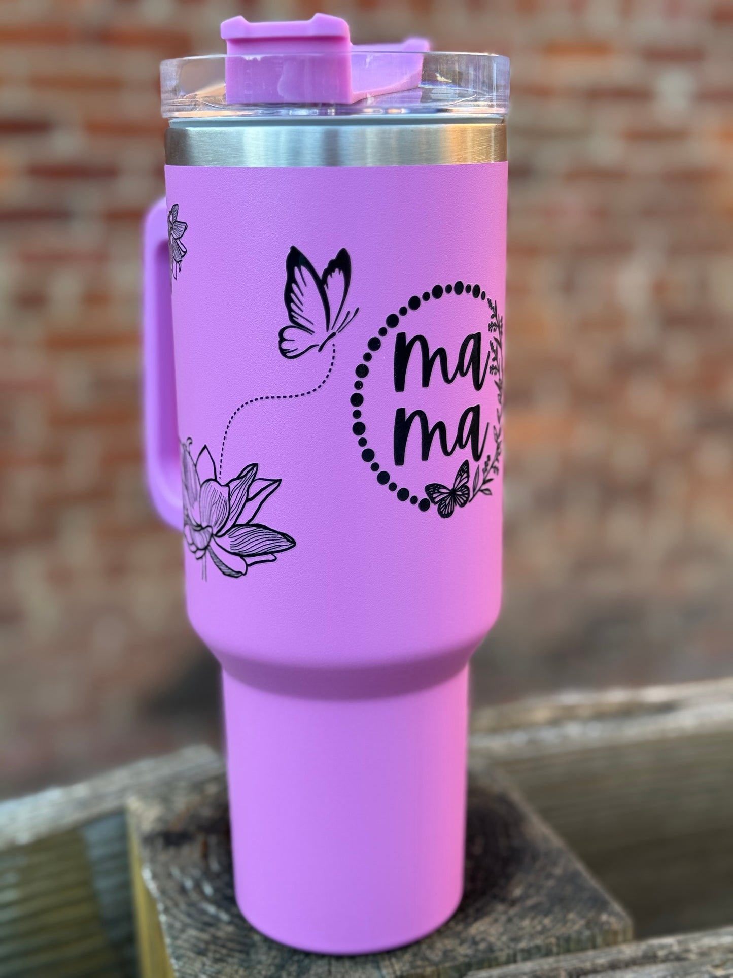 40oz Mama Heliotrope Tumbler