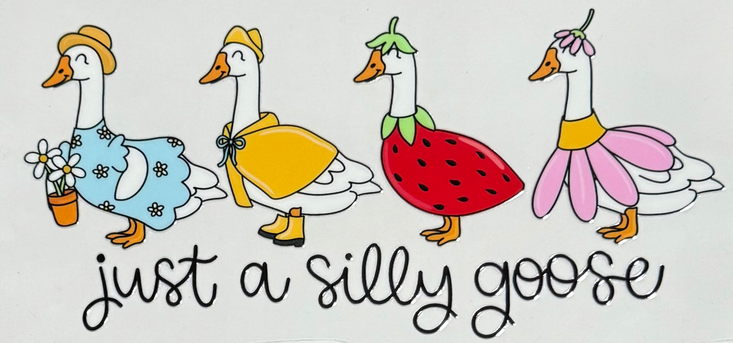 [Double-Sided] Just a Silly Goose CYO 16oz Glass Can Only*