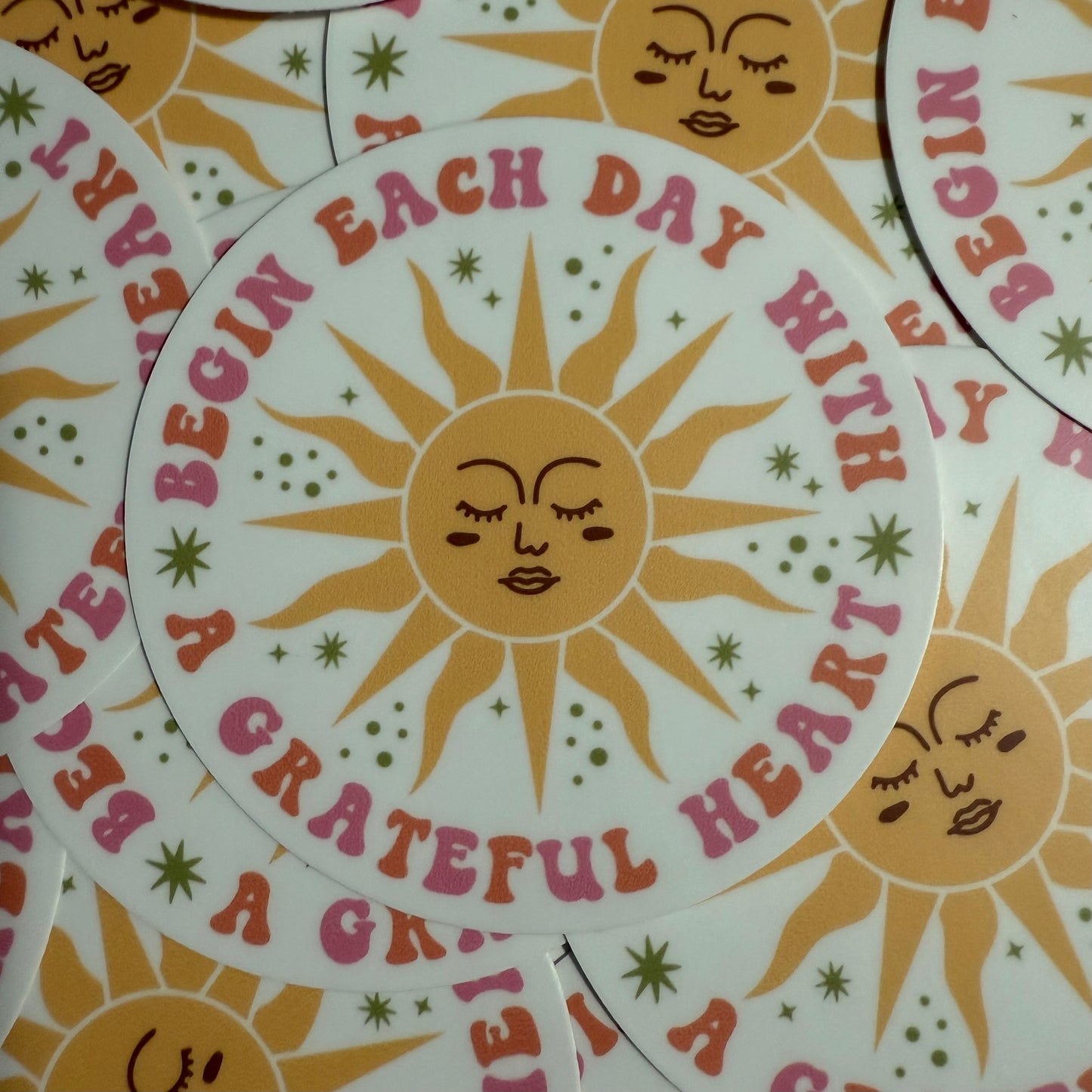 Grateful Heart Sticker