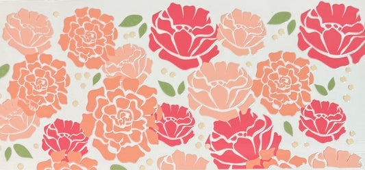 [Double-Sided] Pinkish Flowers CYO 16oz Glass Can Only*