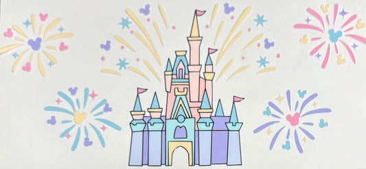 Pastel Castle CYO 16oz Glass Can Only*