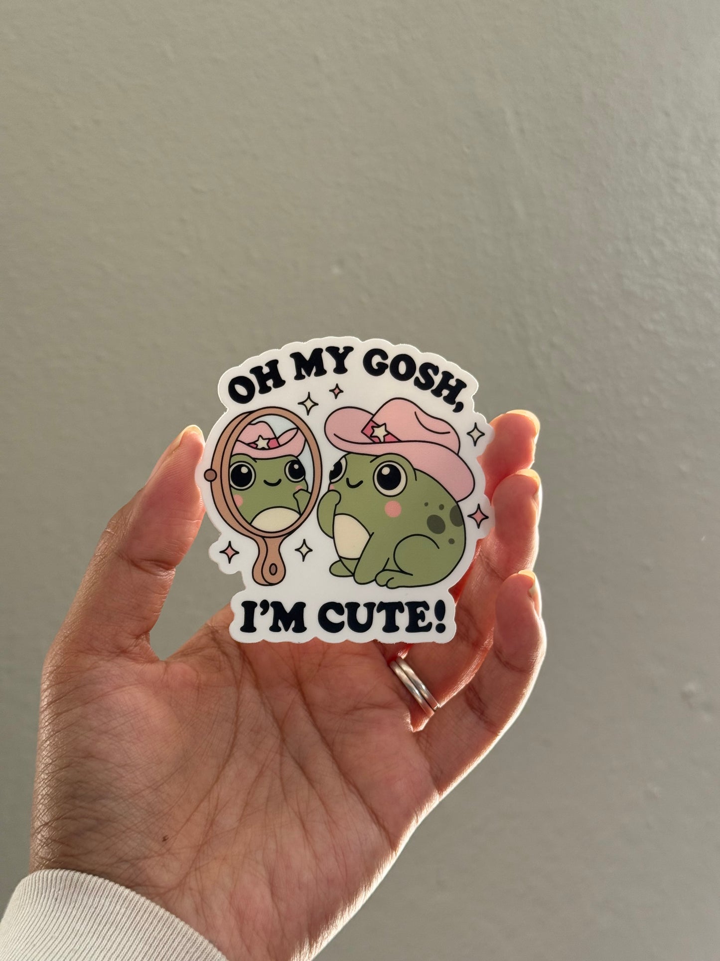 Oh My Gosh, I’m Cute Sticker