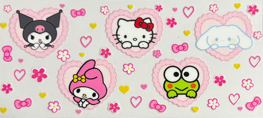 Hearts HK and Friends CYO 16oz Glass Can Only*