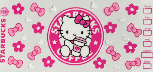HK Pink Coffee CYO 16oz Glass Can Only*