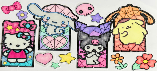 Stained Glass HK and Friends CYO 16oz Glass Can Only*