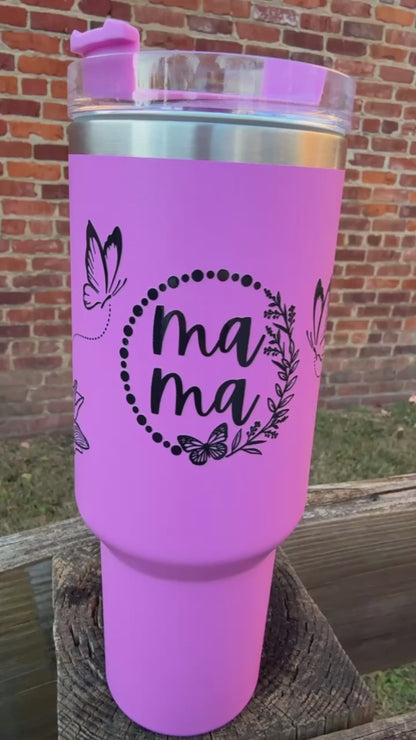 40oz Mama Heliotrope Tumbler