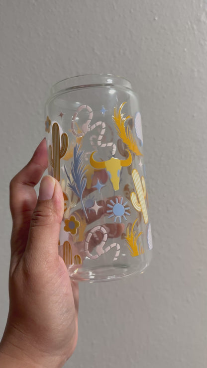 [Double-Sided] Coastal Cowgirl CYO 16oz Glass Can Only*